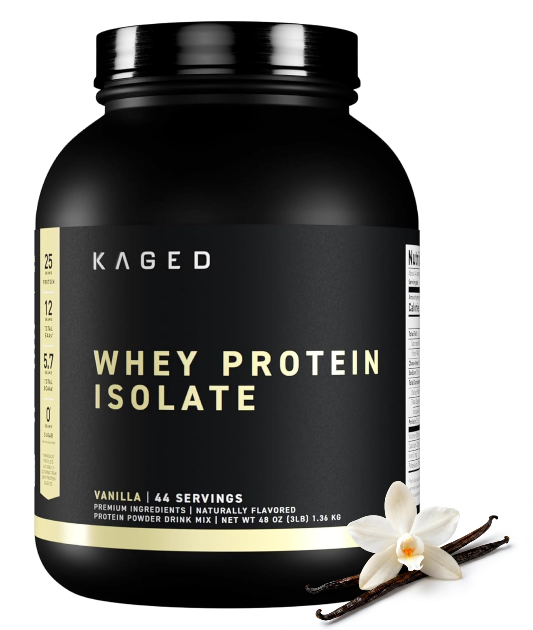 衛生日用品 kage Amazon.com: Kaged Whey Protein Isolate Powder | Vanilla | 100